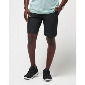 Travis Mathew Beck Golf Shorts Size 34 Black 9.5" Inseam Casual Golf Beach